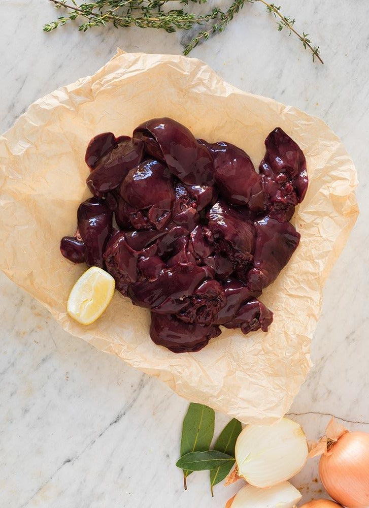 pasture raised organic chicken livers