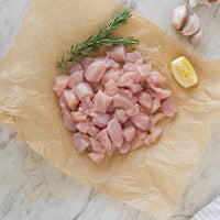 pasture raised organic chicken breast diced