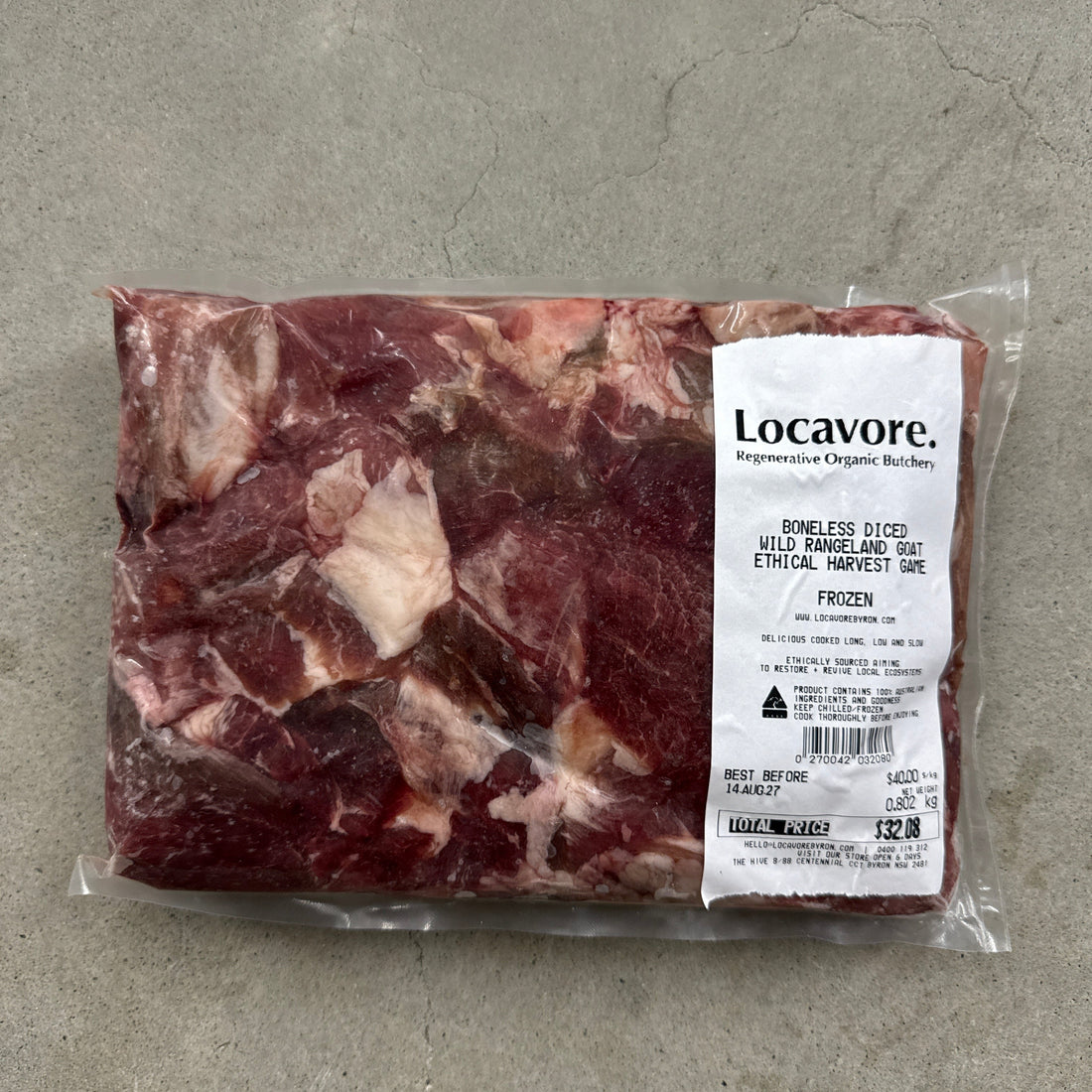 Rangeland Goat - Boneless Diced Pieces (800g)