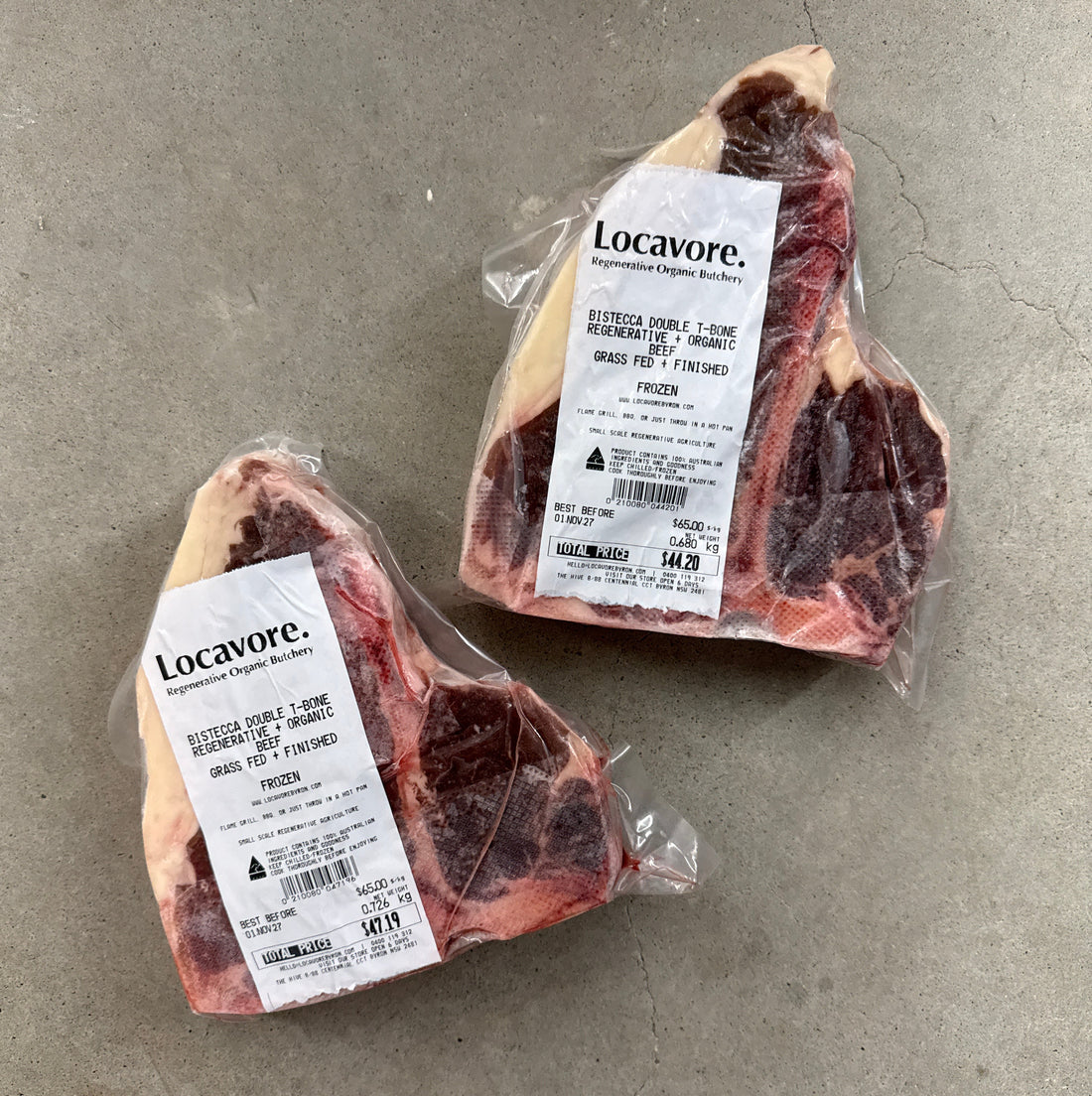 T-Bone Steak - Bistecca - Double Cut