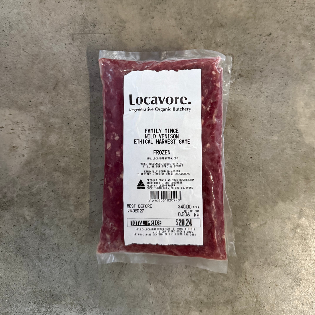 Venison Family Mince