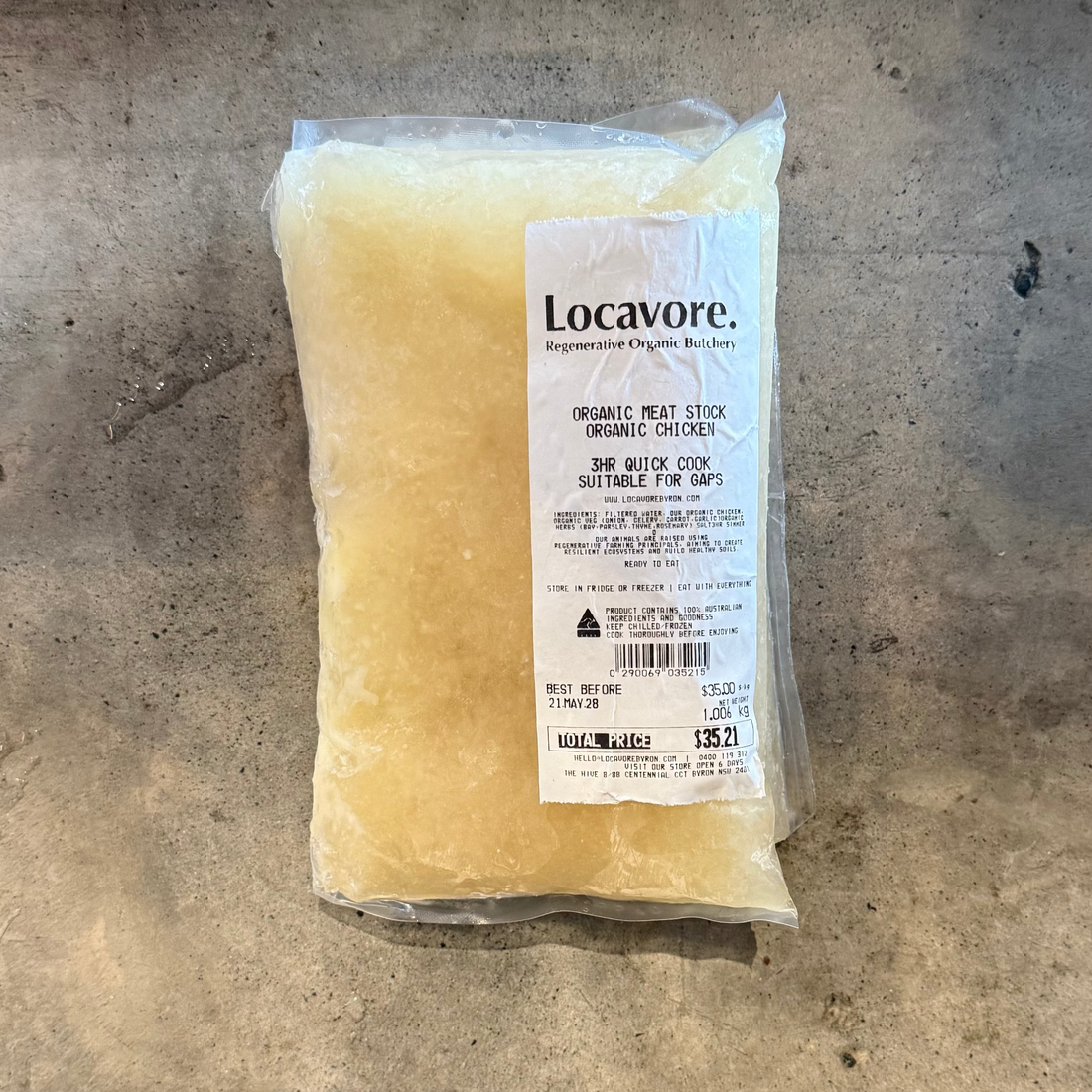 Organic Meat Stock - Organic Chicken - 1L