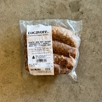 Beef Country Herb (GF/DF) Sausages
