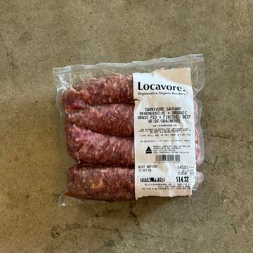 Beef Carnivore Sausage (gf /df)
